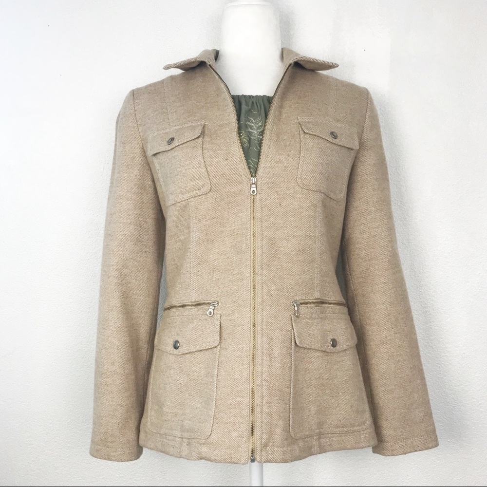 Stylish full zip jacket- Alain Manoukian